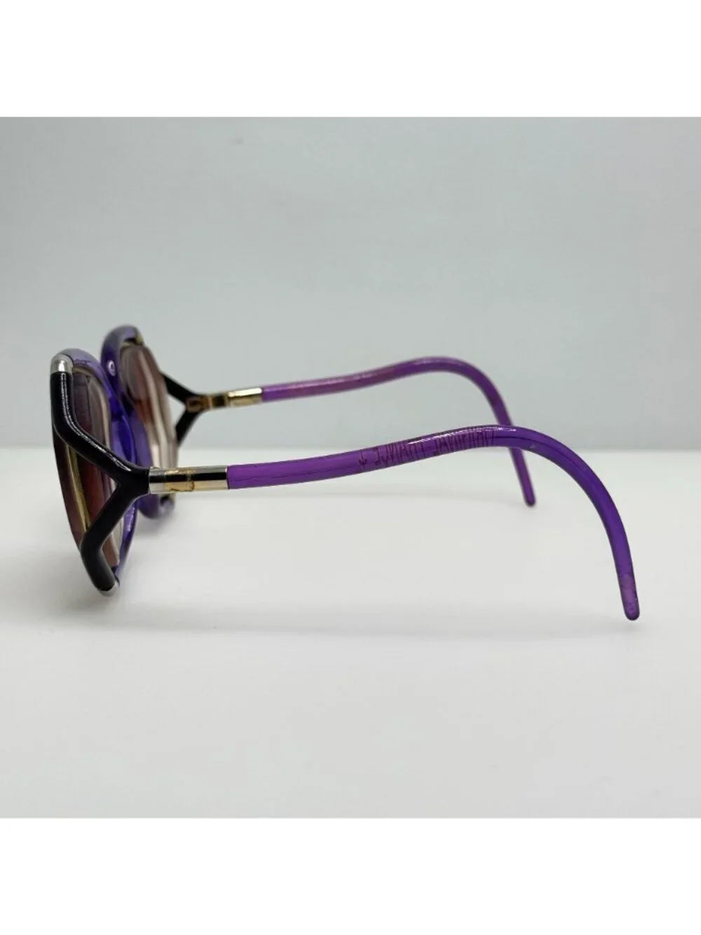 Ted Lapidus Eyeglasses Eye Glasses Frames Purple Violet France
